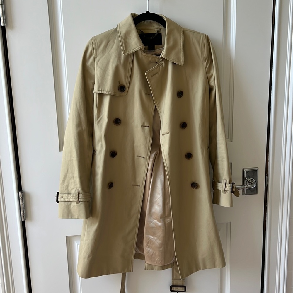 Classic J. Crew trench-coat; New Icon trench